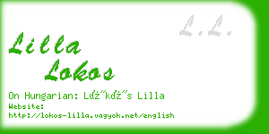 lilla lokos business card